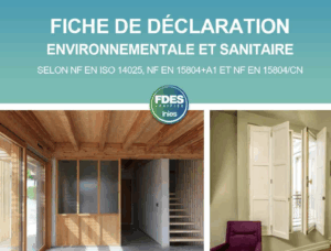 Fiche de déclaration environnementale et sanitaire – Carrelet de chêne – Scierie Alglave