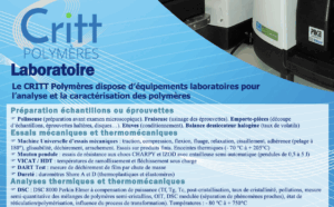 Matériel laboratoire – CRITT Polymères