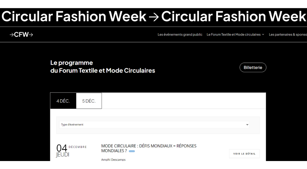 Circular Fashion Week