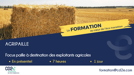 [FORMATION] AGRIPAILLE – Production de bottes de paille pour la construction