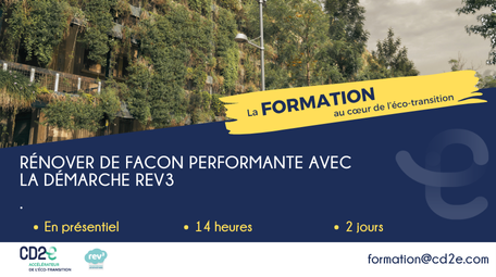 [FORMATION] Rénover de façon performante avec la démarche Rev3