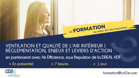 [FORMATION] Ventilation et Qualité de l’air intérieur | réglementation, enjeux et leviers d’action