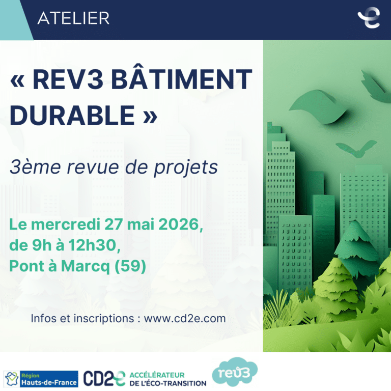 [ATELIER] « REV3 Bâtiment Durable » : 3ème revue de projets